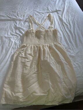 ae knit tank babydoll dress AE Sunchaser Babydoll V-Neck Knit Mini Dress